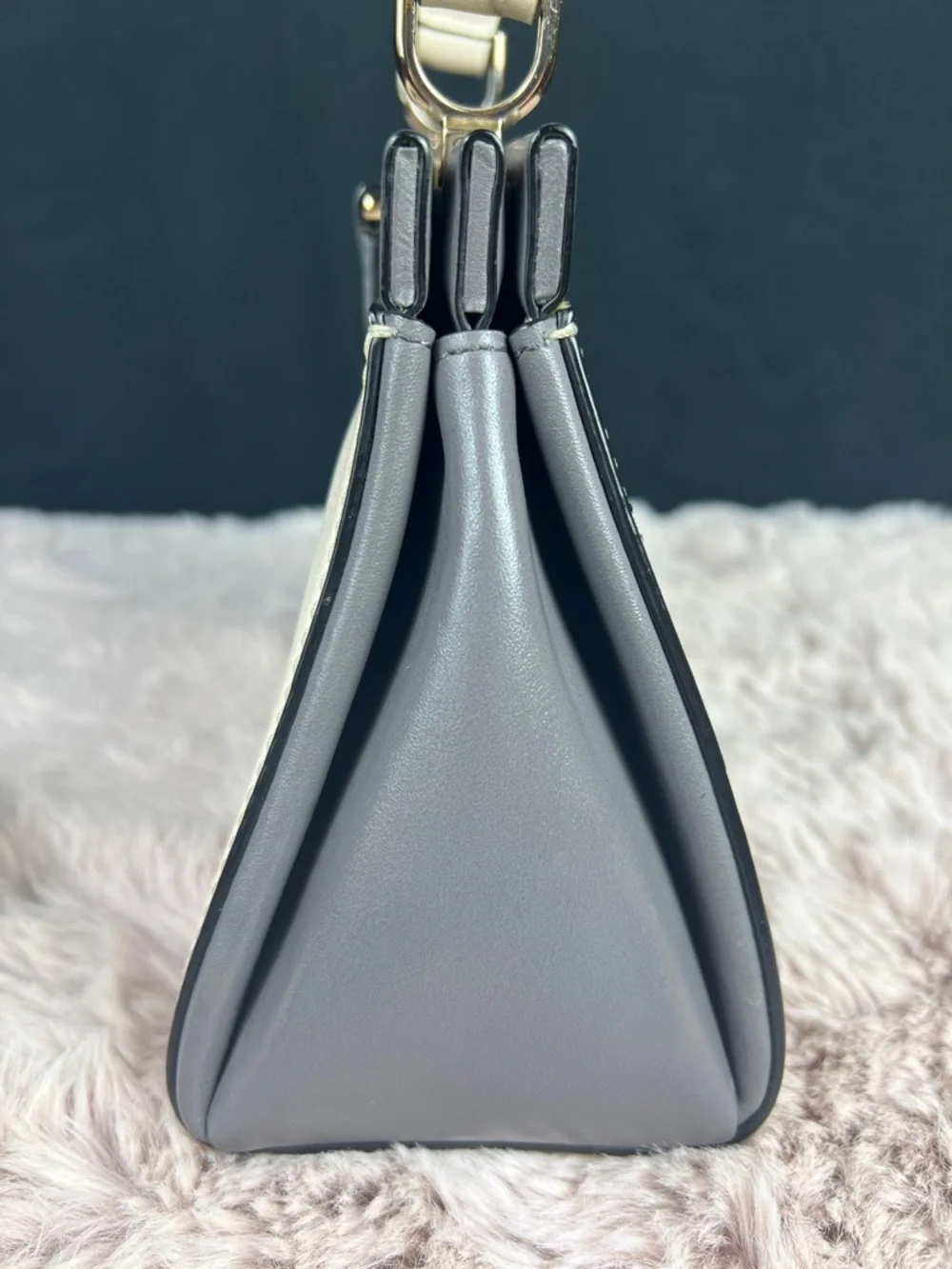 MICHAEL KORS Collection Gramercy Small Chevron Satchel - Main Line Luxury - Picture 5 of 15